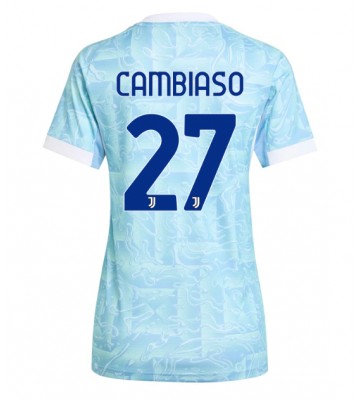 Juventus Andrea Cambiaso #27 Udebanetrøje Dame 2025-26 Kort ærmer